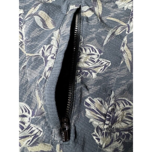 Athleta Womens 18 Ripstop Hiking Shorts Green Floral Print Trail Activewear - Picture 7 of 16